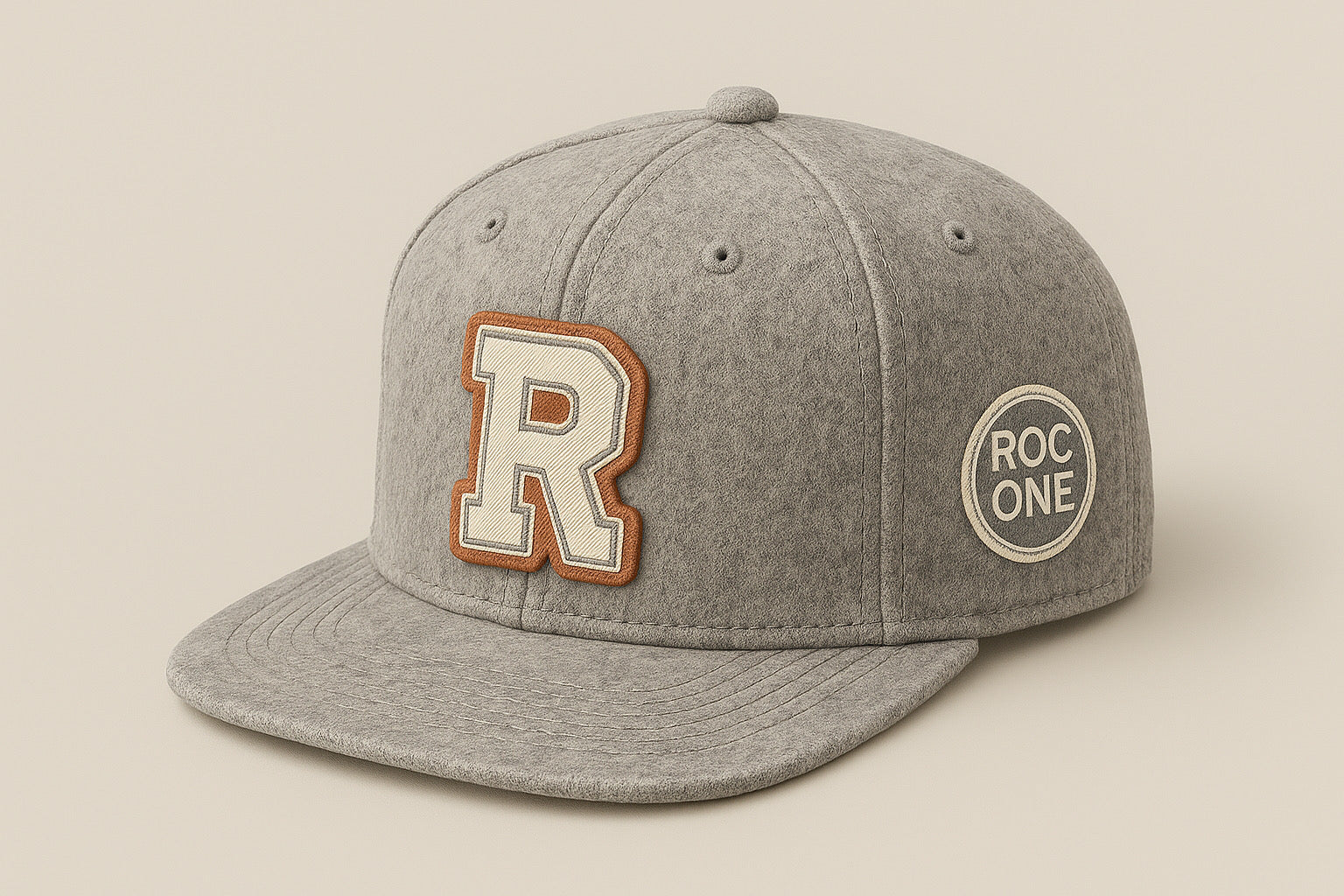 Roc One “R” Heritage Snapback – Gray Edition
